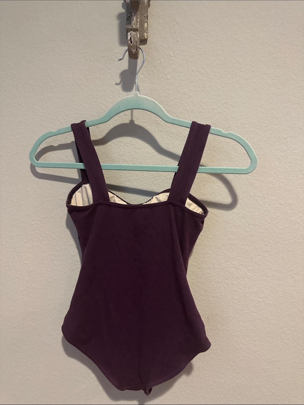 Theatricals Cinched Front Wide Strap Maroon Ballet Leotard - Picture 5 of 8